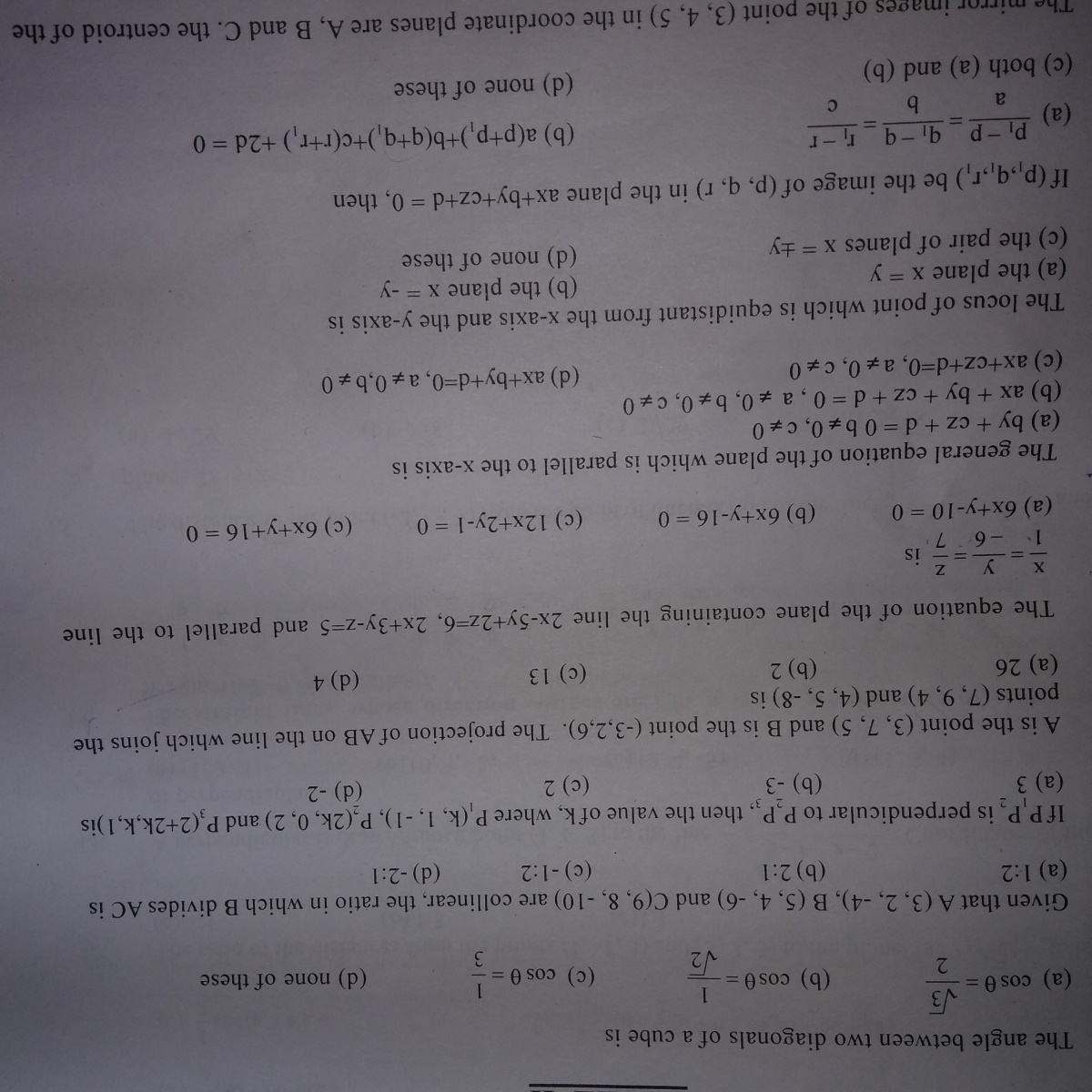 Question image for Please solve Ans is B ...........................
